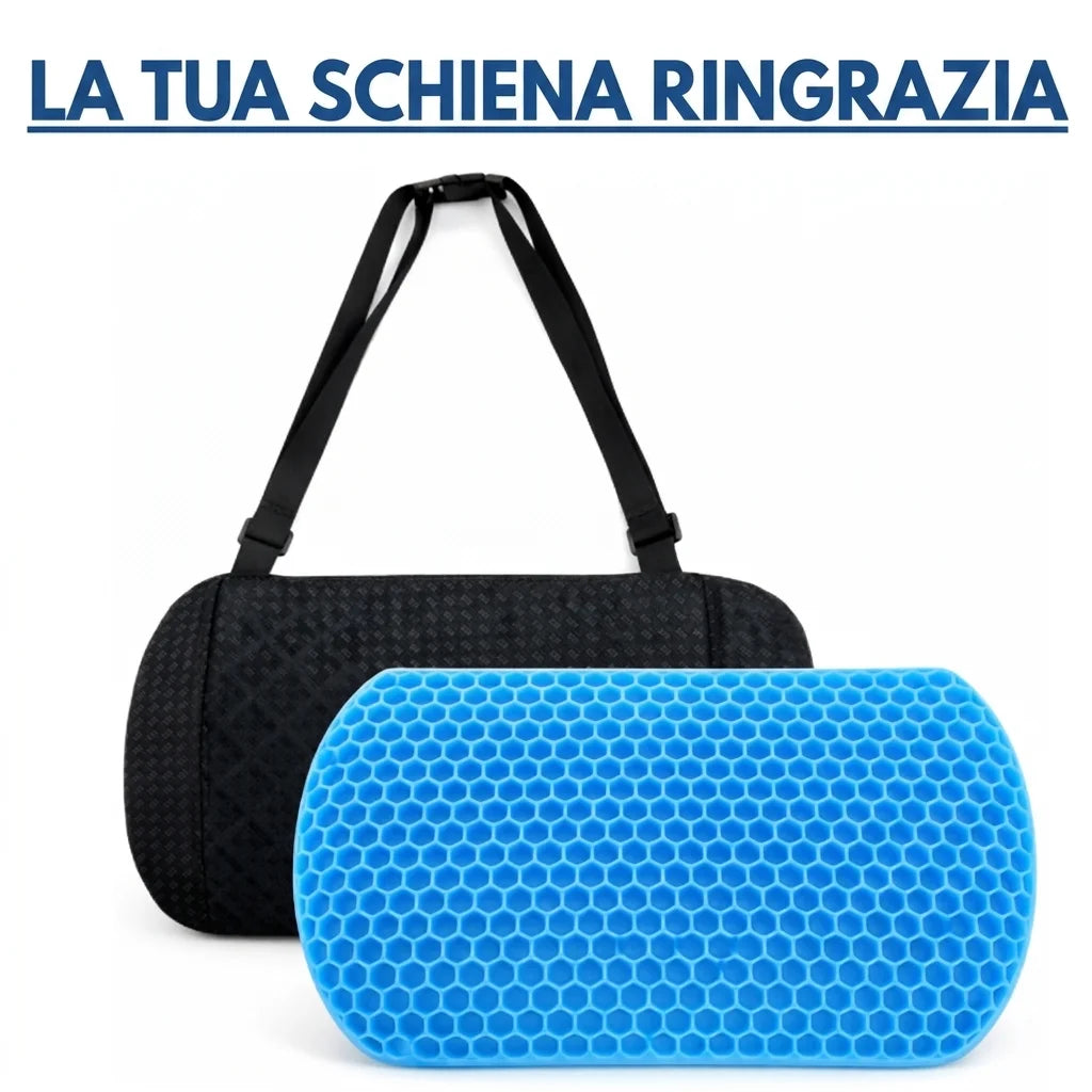 Cuscino lombare in gel - Torna a stare seduta, senza dolore