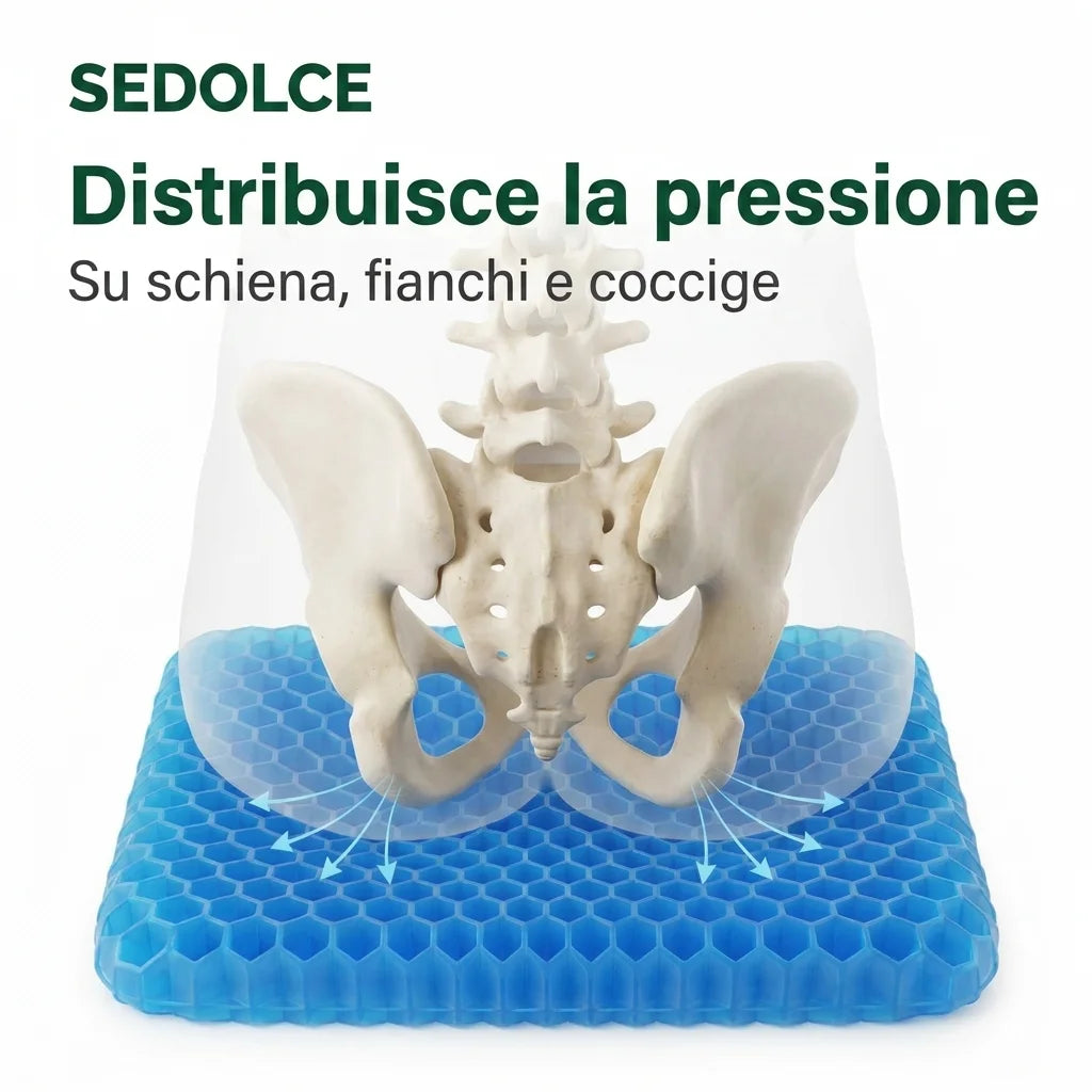 Il gel ridistribuisce la pressione invece di assorbirla